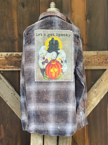 Halloween Series Art Flannel- LET'S GET SPOOKY